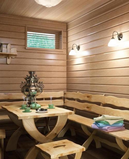 Постарались и выстроили красивую избушку - парилку? 08