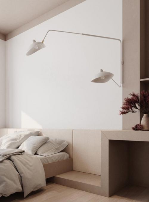 Современный интерьер. В светлых оттенках. 07