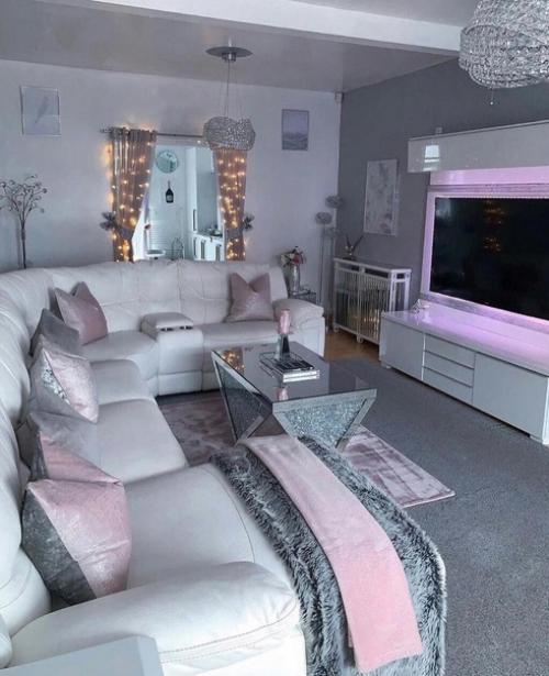 Современный интерьер. В светлых оттенках. 03