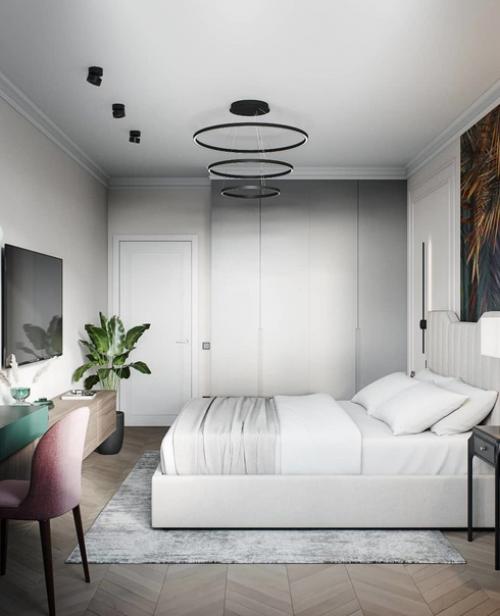 Интерьер красивой спальни. 02