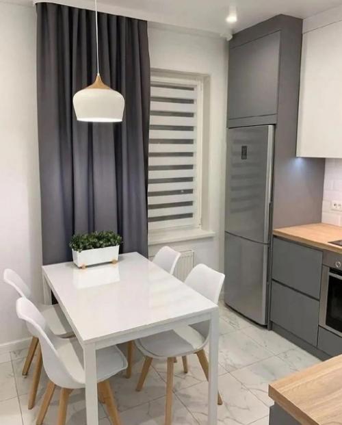 Лаконичный интерьер. В спокойных цветах.