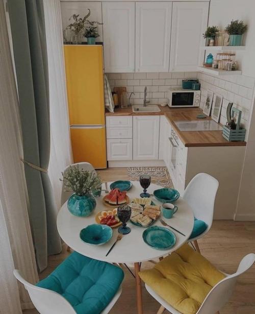 Уютный интерьер. В приятном сочетании цветов.