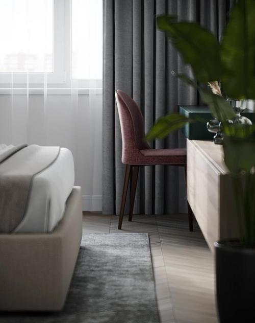 Интерьер красивой спальни. 06