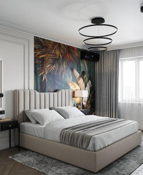 Интерьер красивой спальни. 01