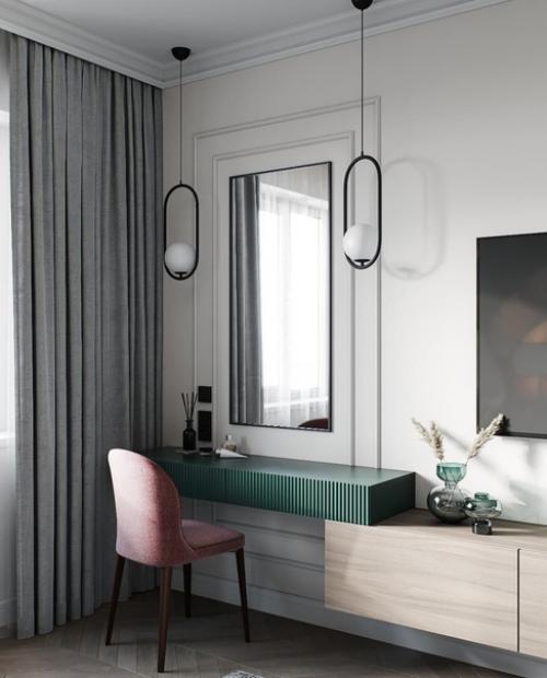 Интерьер красивой спальни. 09