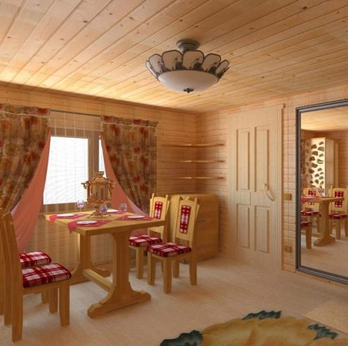 Важную часть в строительстве и отделке бани играет обустройство предбанника. 07