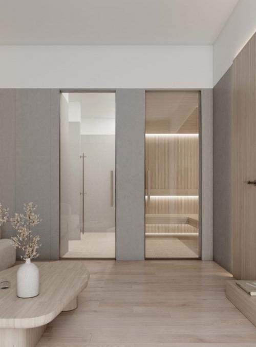 Современный интерьер. В светлых оттенках. 05