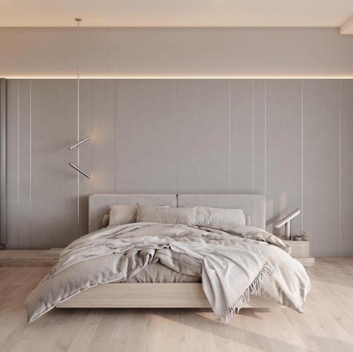 Современный интерьер. В светлых оттенках. 04