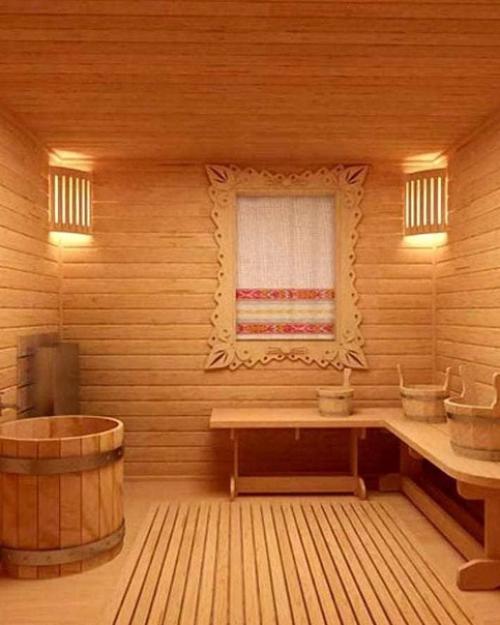 Постарались и выстроили красивую избушку - парилку? 07