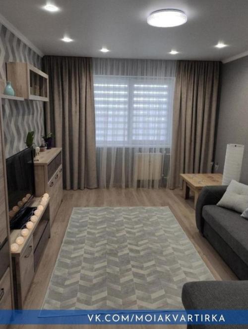 Современный интерьер. В спокойной цветовой гамме. 01