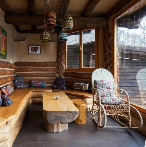 Важную часть в строительстве и отделке бани играет обустройство предбанника. 06