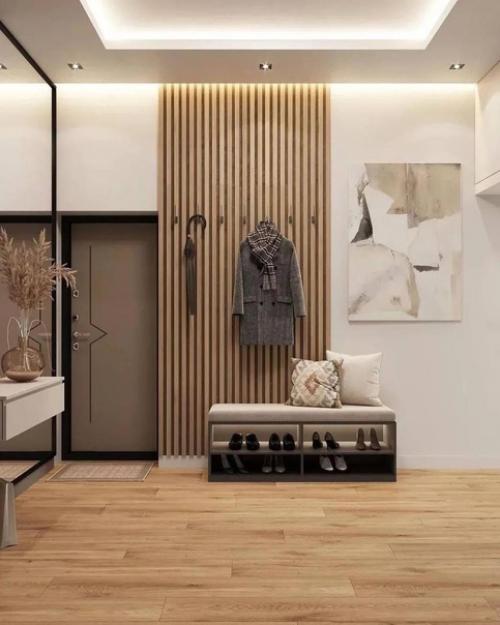 Просторная прихожая. В современном стиле. 01