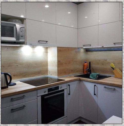 До и после ремонта кухни. 03