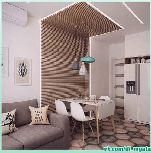 Небольшая кухня - гостиная. 02