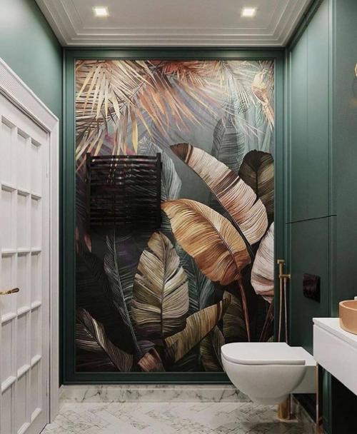 Необычное оформление санузла. 02