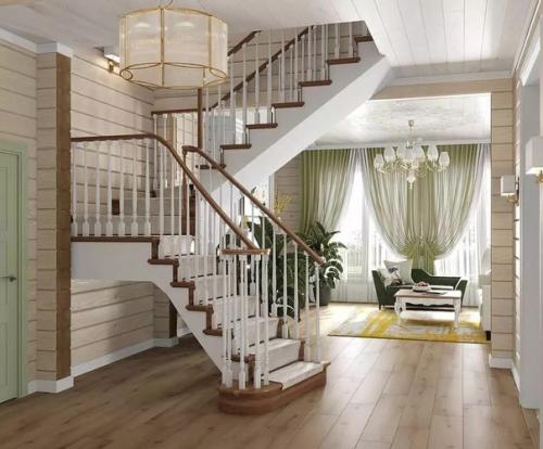 Красивый интерьер. В светлых оттенках. 01