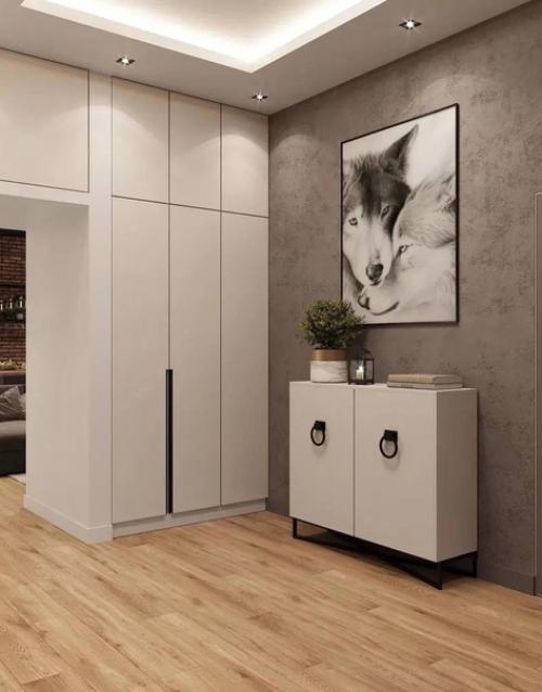 Просторная прихожая. В современном стиле. 03