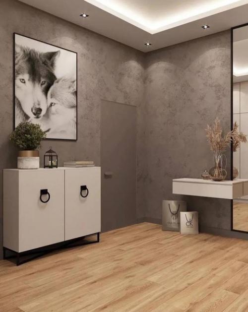 Просторная прихожая. В современном стиле. 02