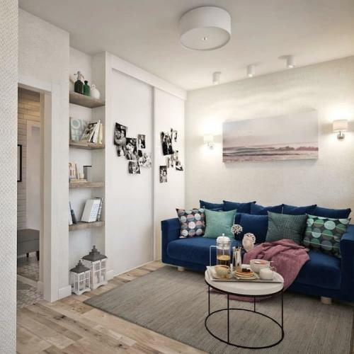 Очень светлая и грамотно распланированная студия. 04