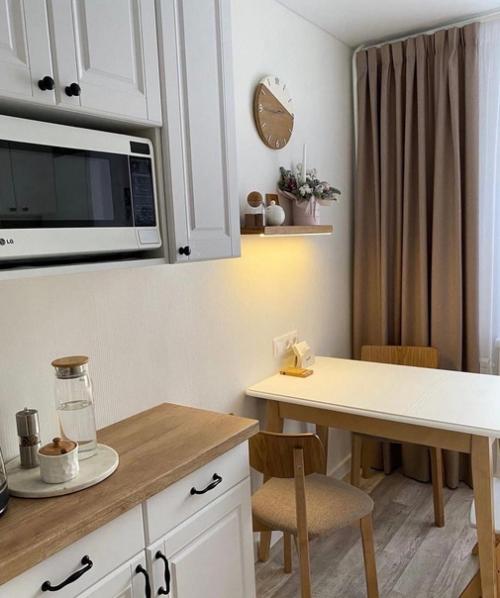 Интерьер небольшой кухни. 03