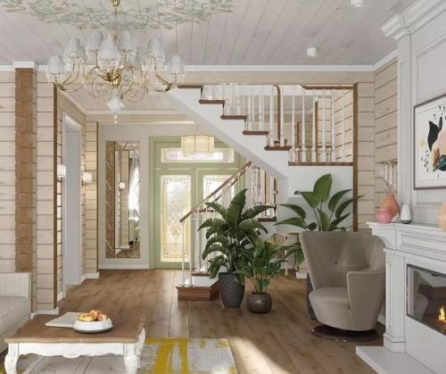 Красивый интерьер. В светлых оттенках. 03