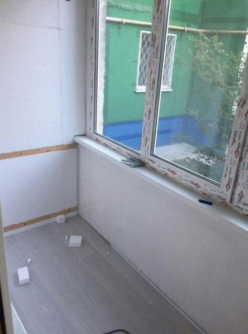 Процесс переделки балкона. 02