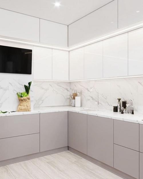 Нашла 2 интересных проекта кухни с разными цветовыми акцентами. 03