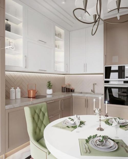 Нашла 2 интересных проекта кухни с разными цветовыми акцентами. 07