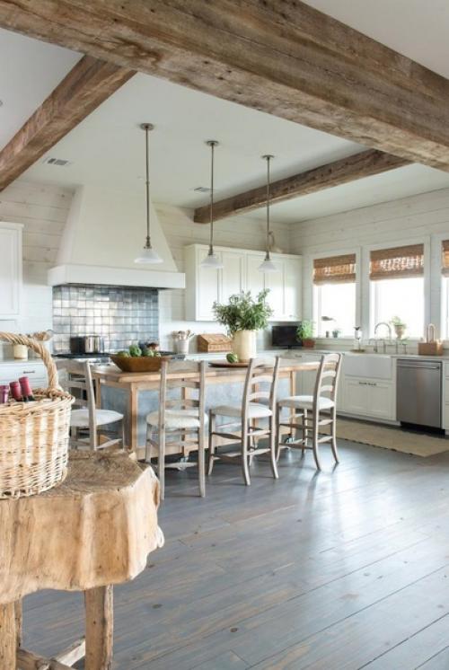 Интерьер дома. В светлых тонах. 01