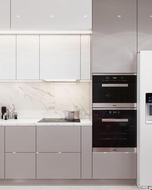 Нашла 2 интересных проекта кухни с разными цветовыми акцентами. 02