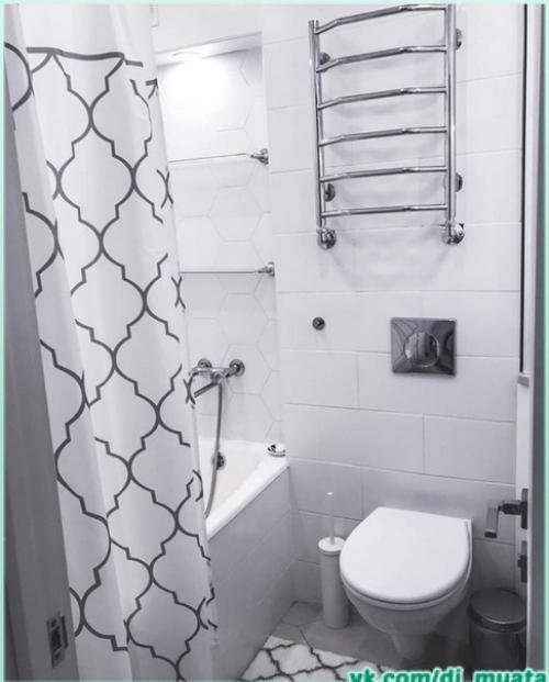 До и после ремонта ванной комнаты. 01