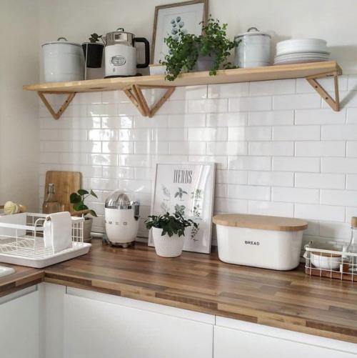 Интерьер кухни. В скандинавском стиле. 01