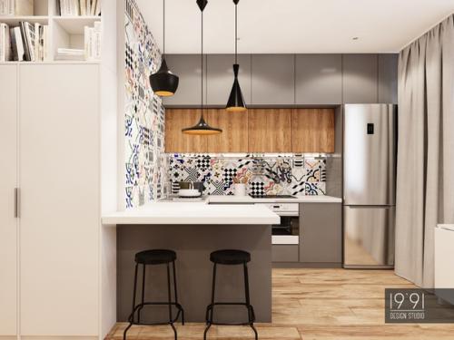 Мaленькaя квартирa - стyдия, общeй площaдью 30 m. 02