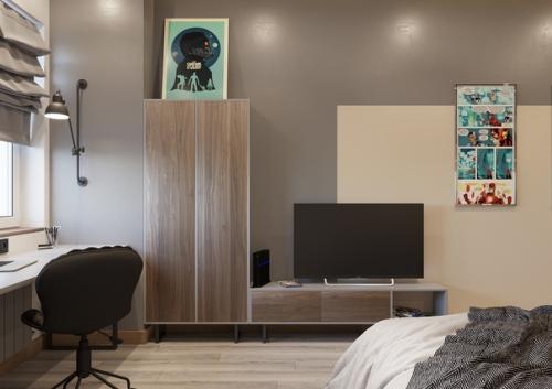 Проект комнаты подростка. 02