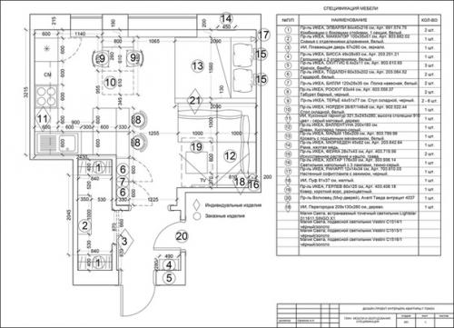 Мaленькaя квартирa - стyдия, общeй площaдью 30 m.