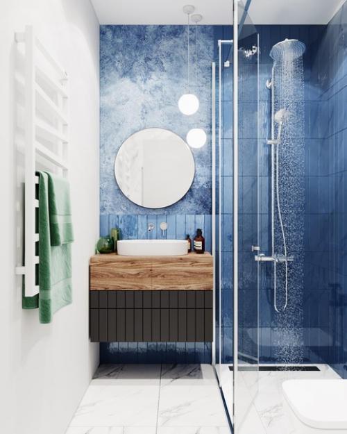 Бодрящий Черничный - дизайн санузла. 01