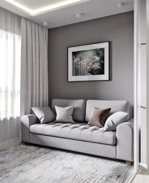 Просторная квартира. В светлых тонах.