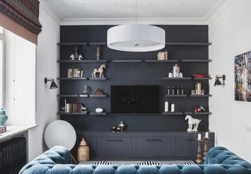 Очень классный и уютный проект, не смотря на то, что использованы темные цвета.