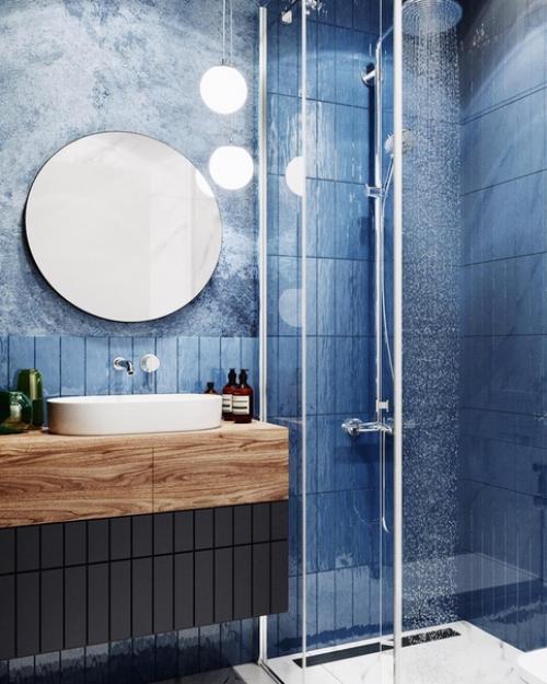 Бодрящий Черничный - дизайн санузла. 02