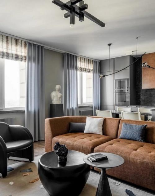 Просторная квартира. Стильная и лаконичная.