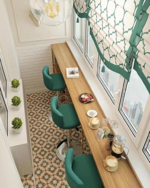 Чудесная идея. Оформления балкона. 02