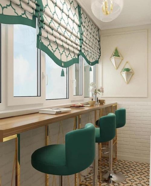 Чудесная идея. Оформления балкона. 01