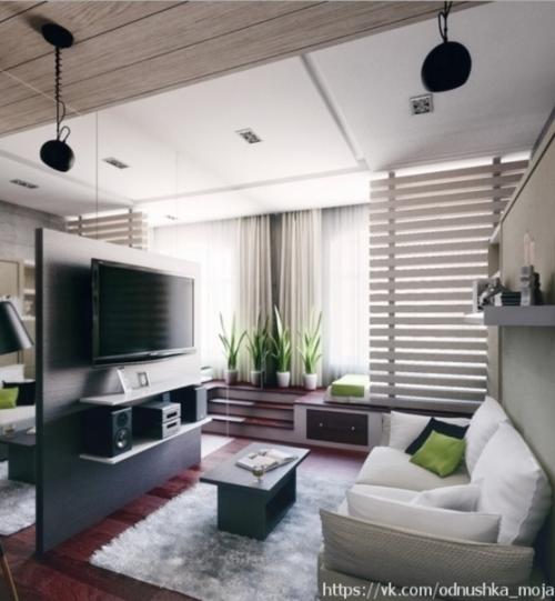 Дизайн квaртиры - cтудии 20 кв.