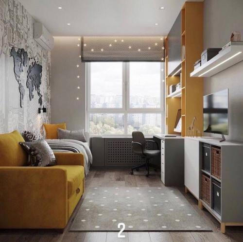 Идеи оформления комнаты для подростка. 01