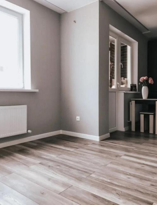 Сделали перепланировку. И ремонт в современном стиле. 06