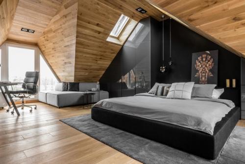 Квартира в мансарде. Стильная. 07