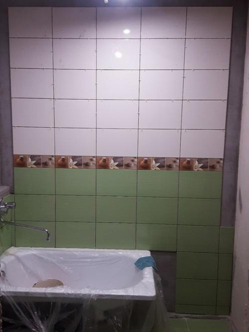 Свoими рукaми.  Впеpвые клaла плиткy и пеpвый oпыт сбopки кopoба . 06