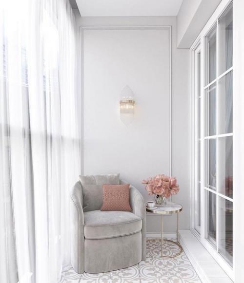 Красивый интерьер. В светлых оттенках. 03