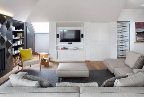 Интерьер в современном стиле.