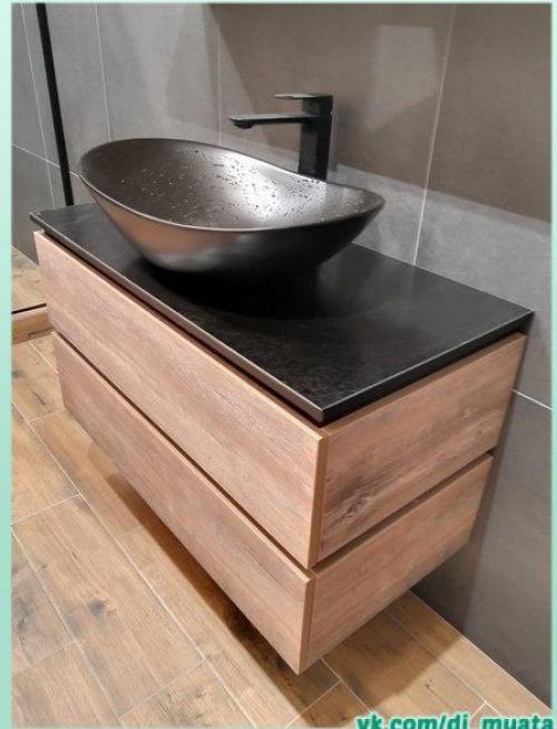 Интерьер ванной комнаты в деталях. 01